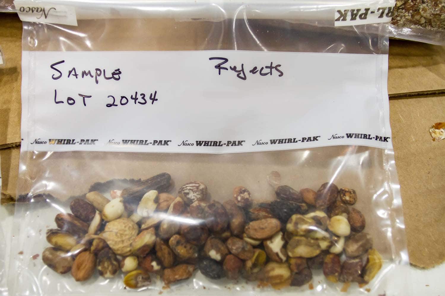 Rejected Peanut Material