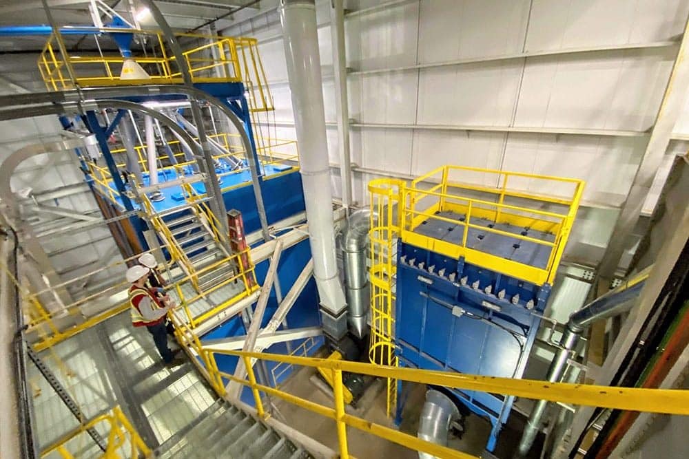 Entire bean cleaning system