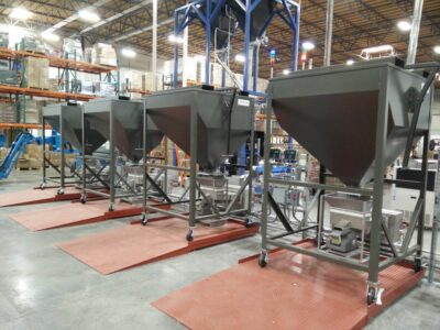 Custom Post Roast Tote Dosing/Blending Stations