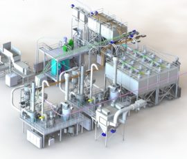 Large Coffee Batching, Roasting, and Grinding System