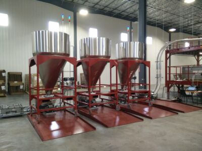 Custom Post Roast Tote Dosing/Blending Stations