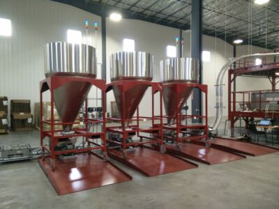 Custom Post Roast Tote Dosing/Blending Stations Custom Post Roast Tote Dosing/Blending Stations