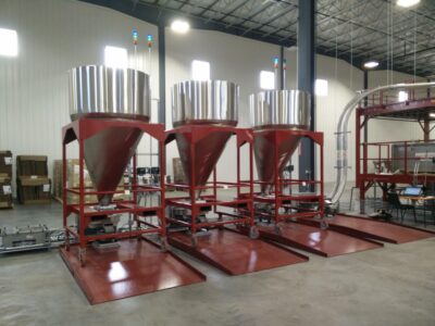 Custom Post Roast Tote Dosing/Blending Stations