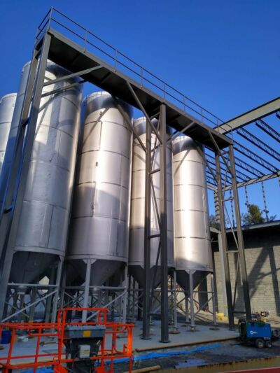 Custom Silo Storage Systems (Various Sizes and Products) Silo Storage Large Peanut Processing