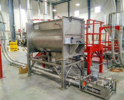 Blender for Food Products and Chain-Vey Takeaway Ribbon Blender for Food Products