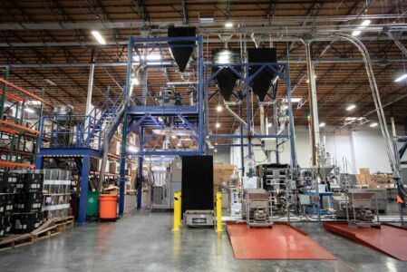 Philz coffee conveying plant