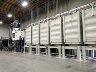 green bean coffee intake and cleaning